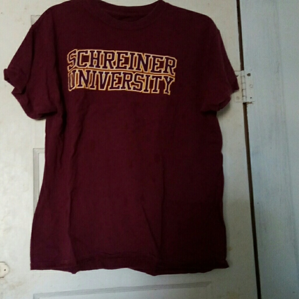 Schrriner University t-shirt.